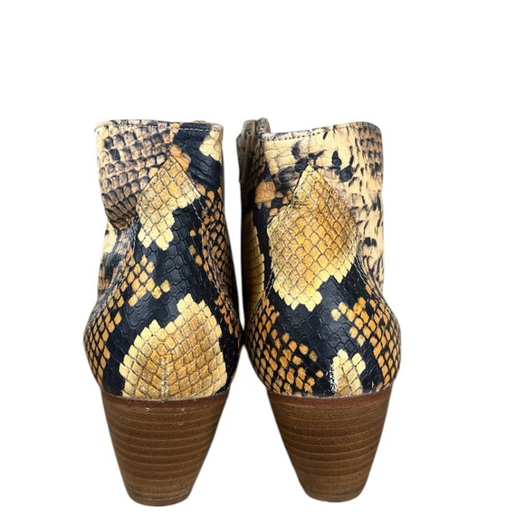 Homers Artisan Isabell Boot Snake Print Leather Size 38 - Picture 3 of 9
